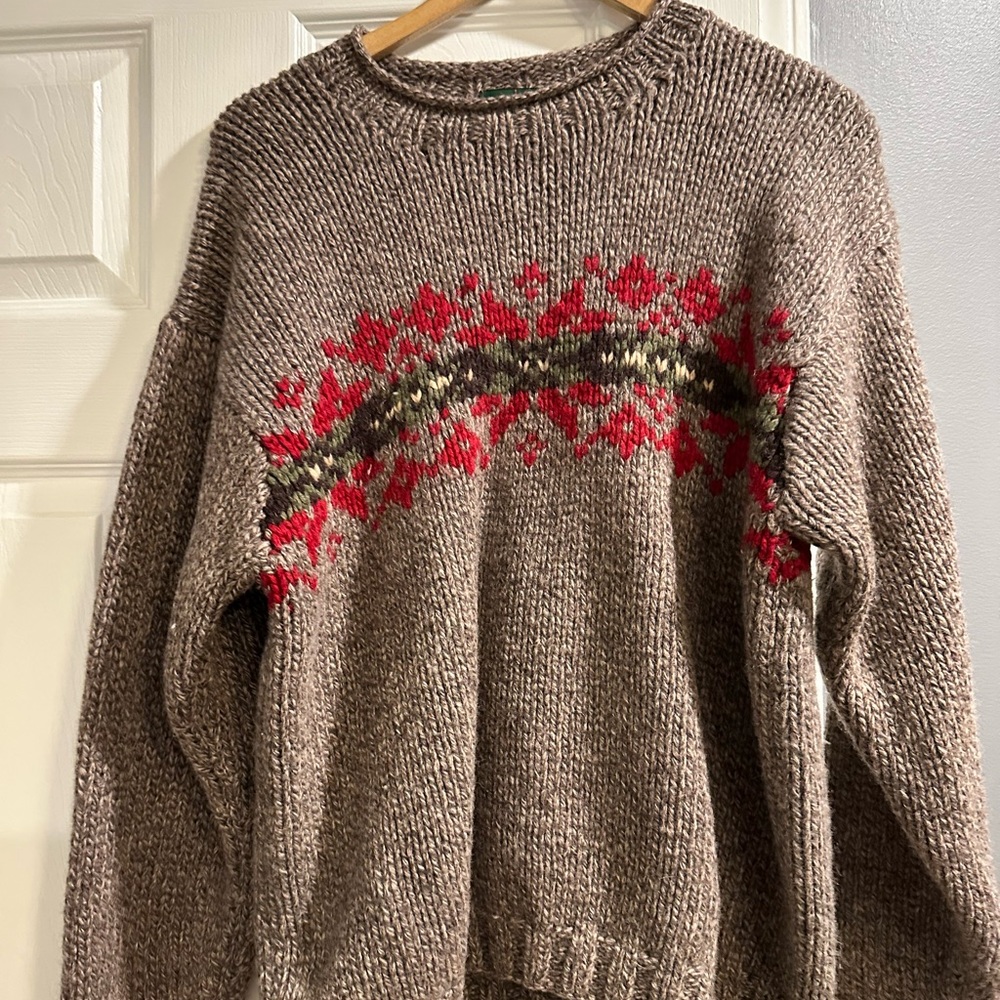 Vintage 100% Wool Sweater